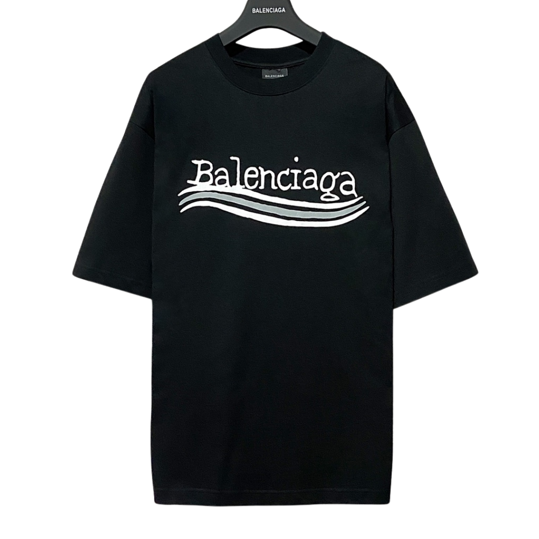 Balenciaga hand draw political camping Tee