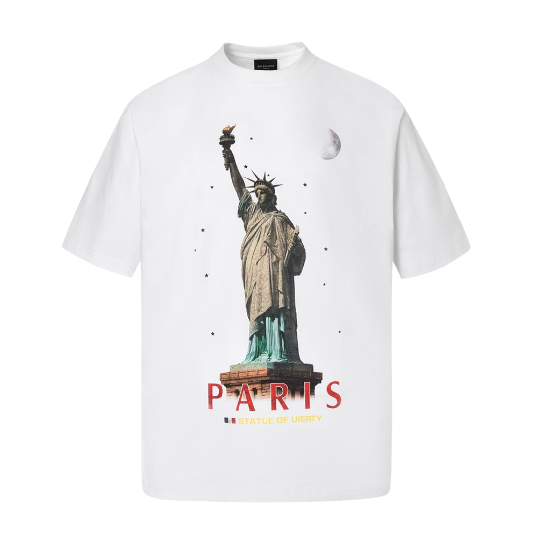Balenciaga statue of liberty Tee