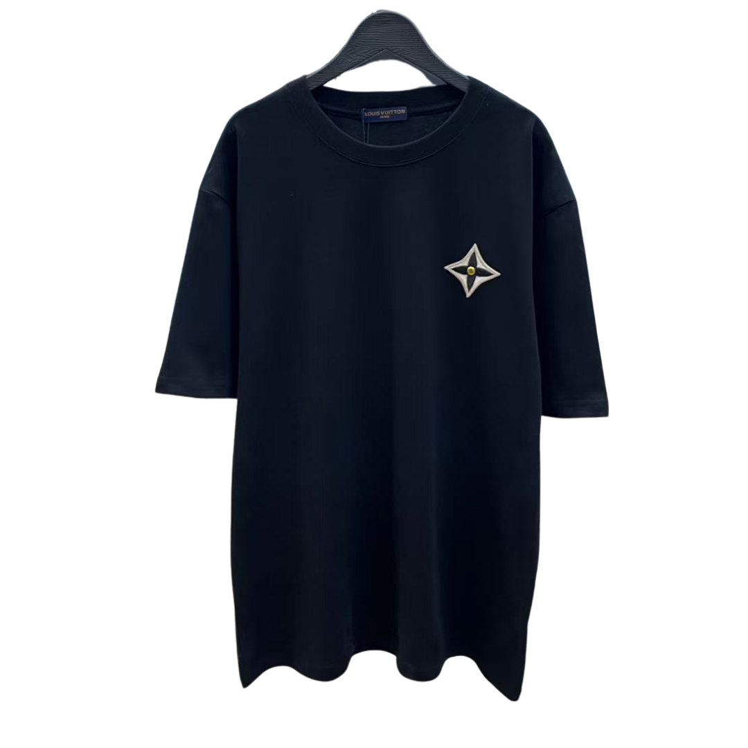 Louis Vuitton T-Shirt simple small logo with embroidered