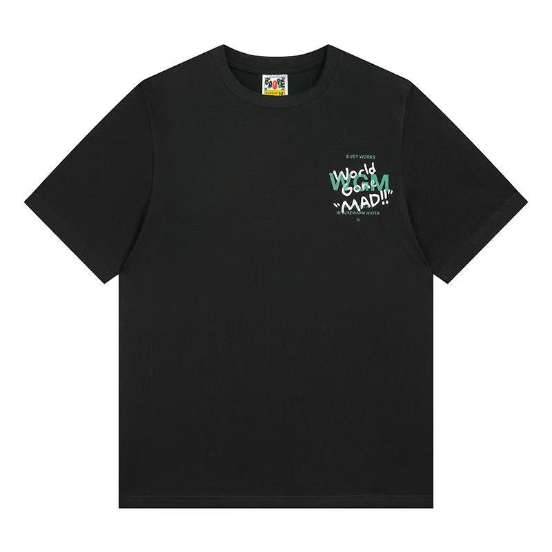 BAPE World Gone Mad Big Ape Head Tee
