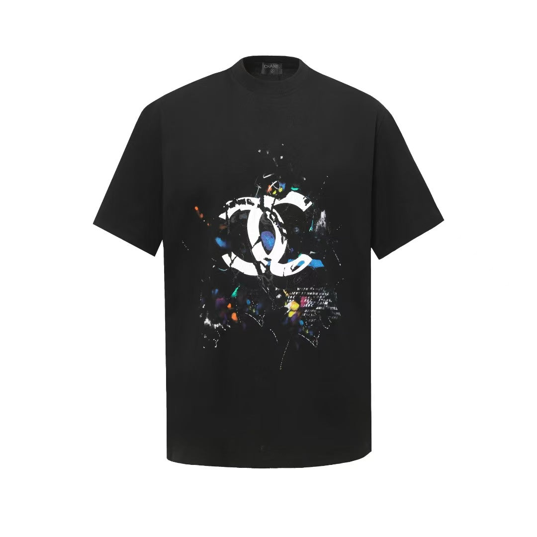 Chanel Cracked Spray Paint Tee
