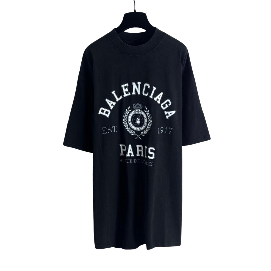 Balenciaga varsity logo Tee
