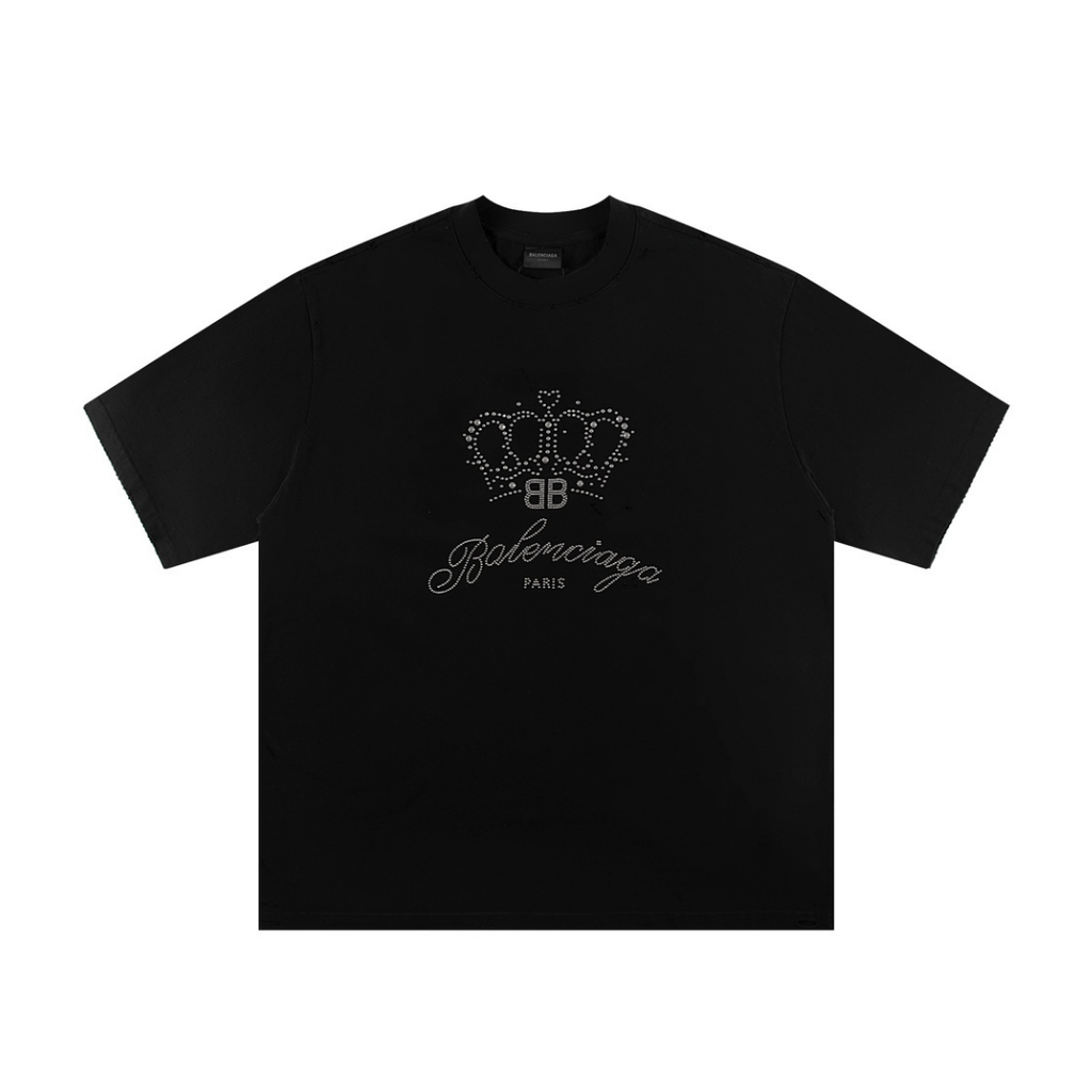 Balenciaga diamond crown logo Tee
