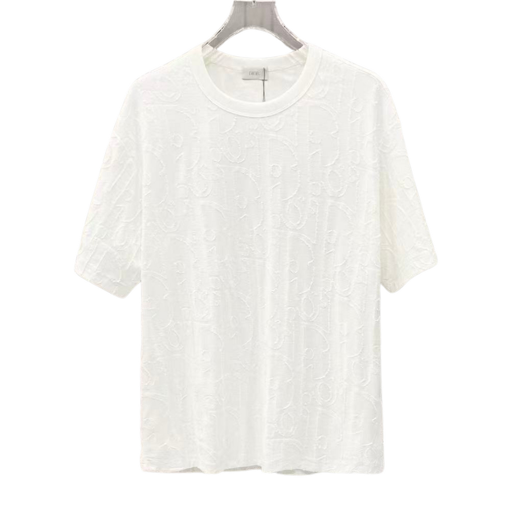 Dior Hidden Pattern Embroidered Tee