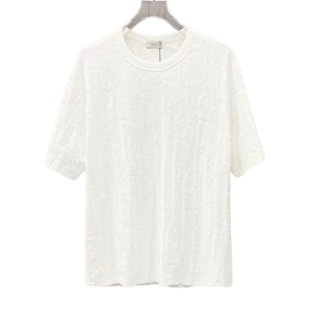 Dior Hidden Pattern Embroidered Tee