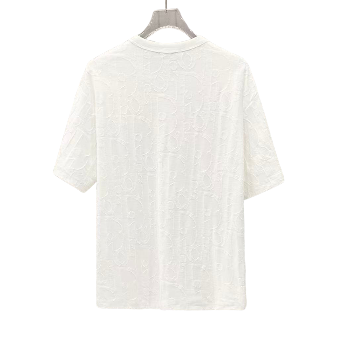 Dior Hidden Pattern Embroidered Tee