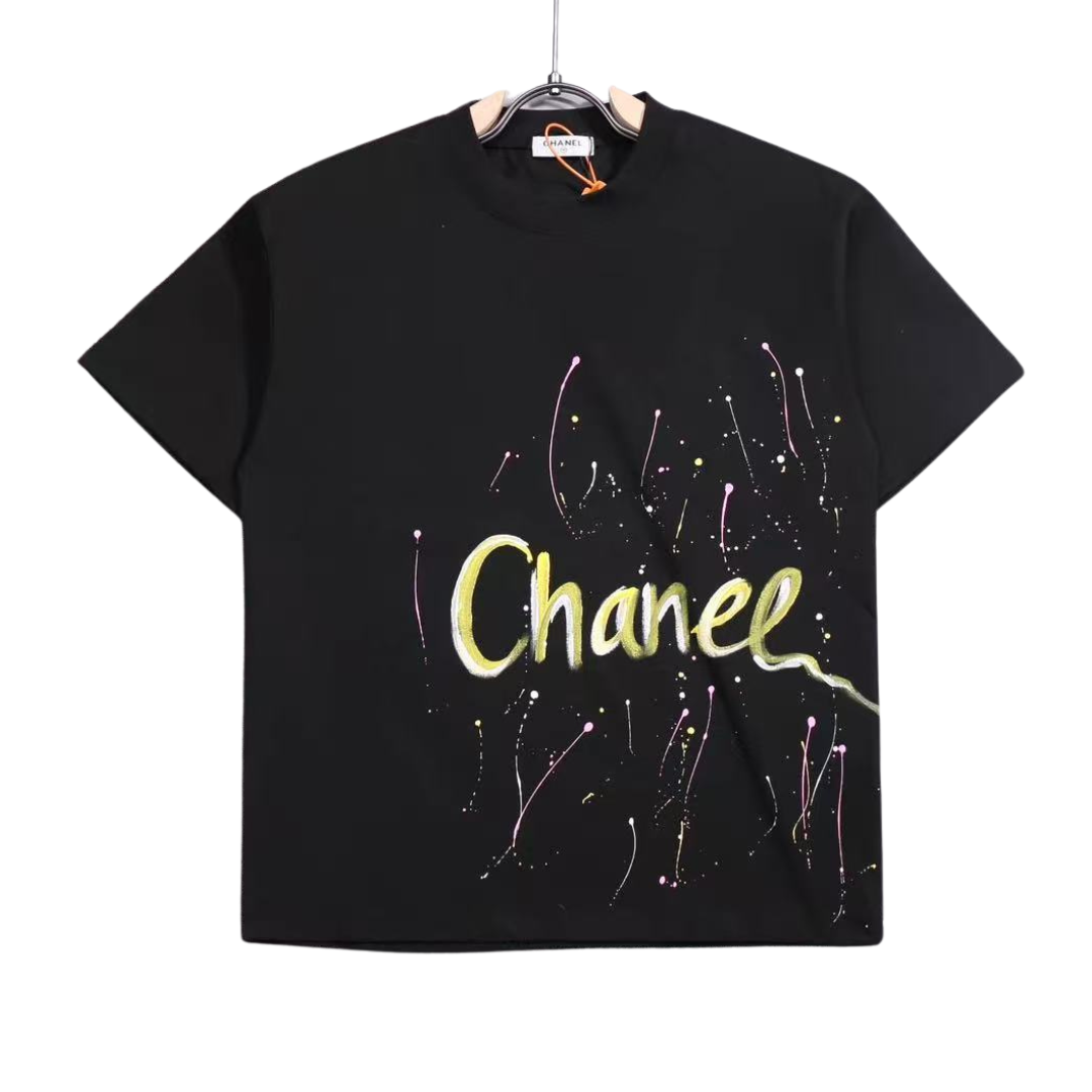 Chanel Pray Paint Double C Tee