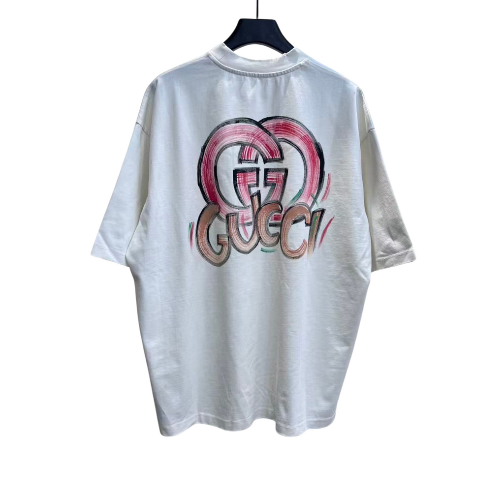 Gucci Rainbow Spray Paint Logo Tee