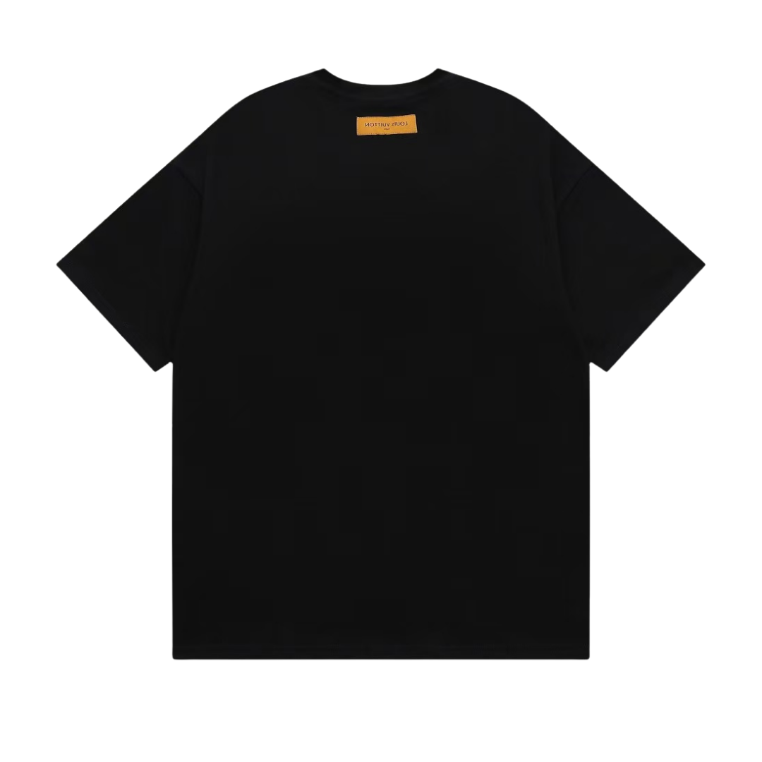 Louis Vuitton T-Shirt flower with embroidered paint
