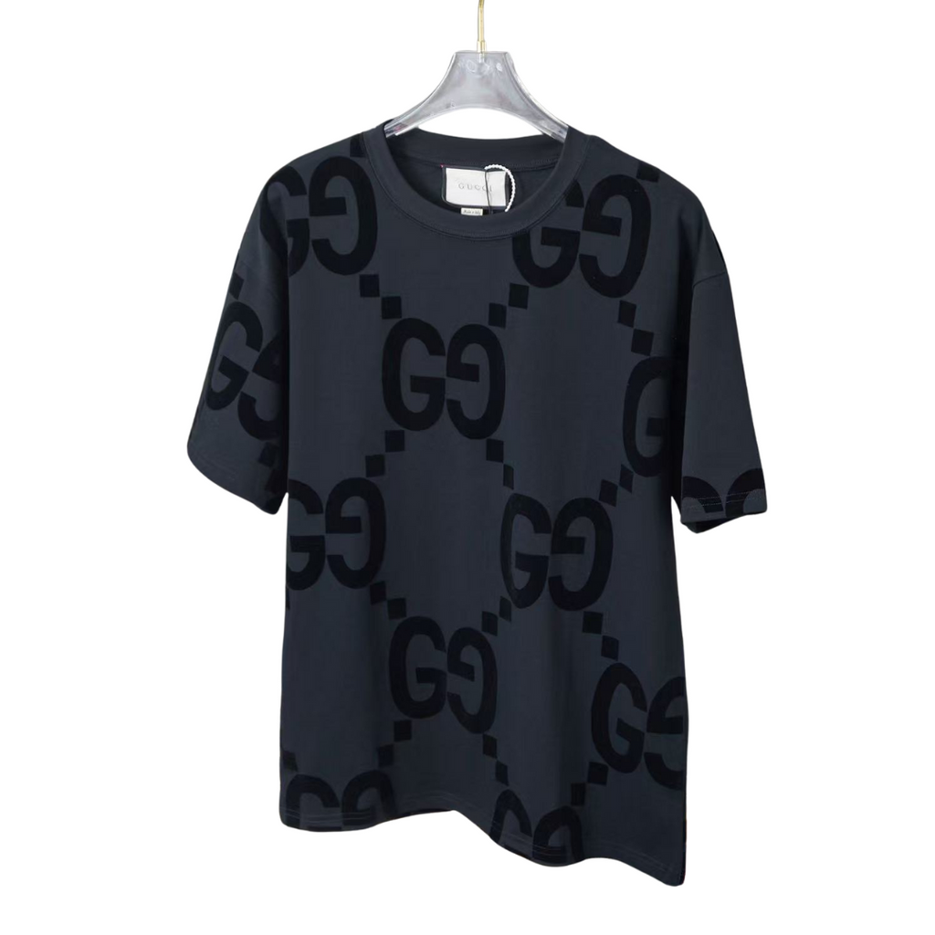 Gucci Full Big GC Fur Logo Tee
