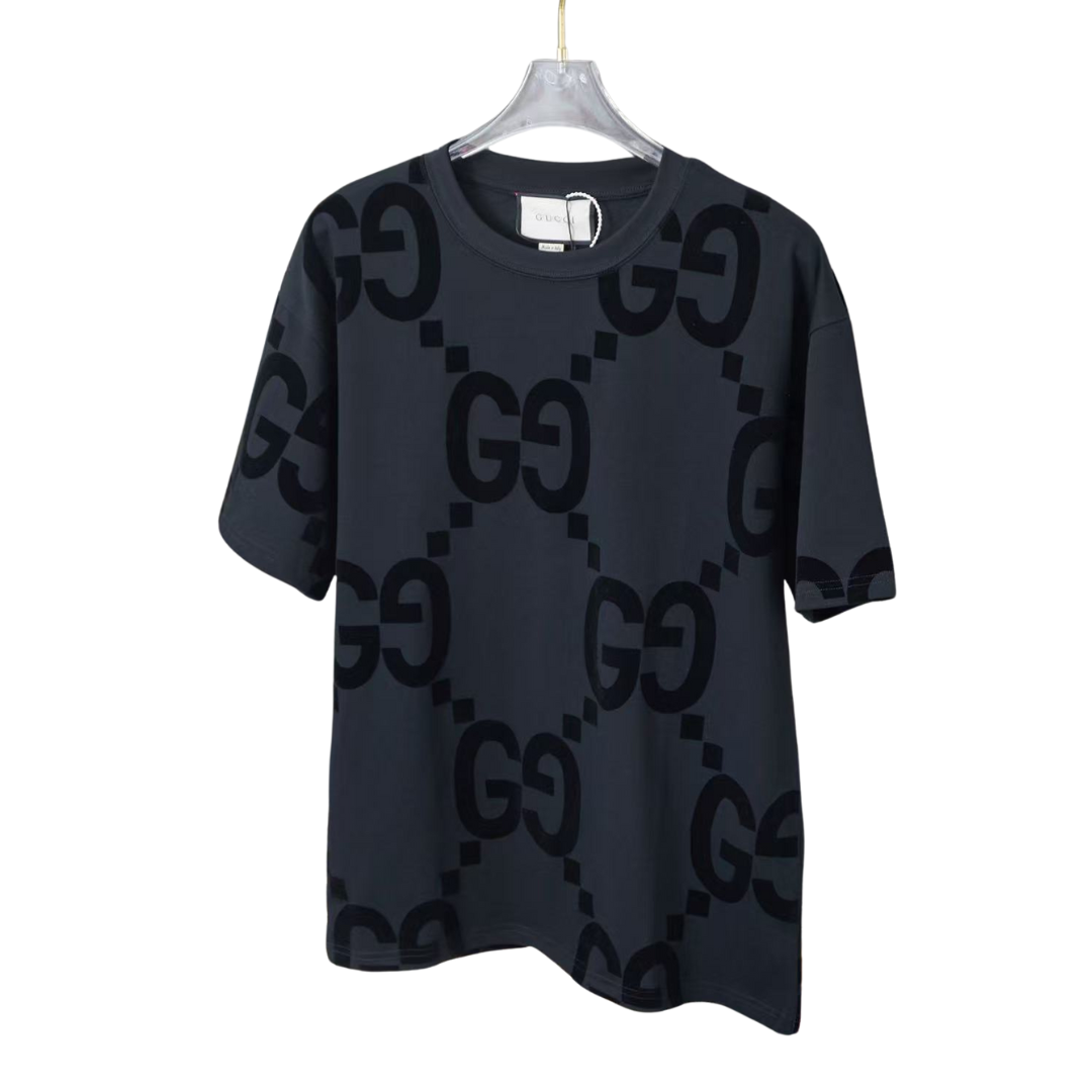 Gucci Full Big GC Fur Logo Tee
