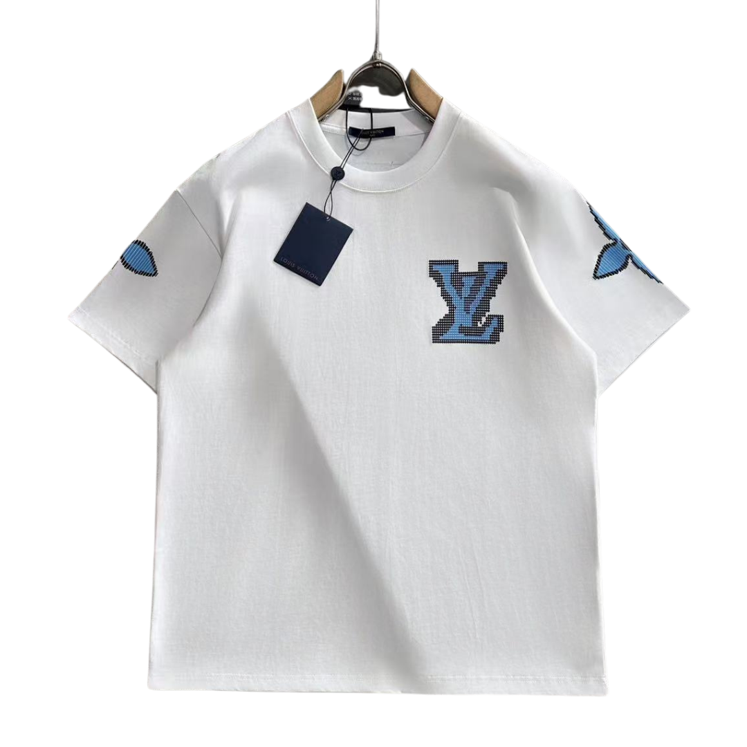 Louis Vuitton T-Shirt logo with embroidered dots