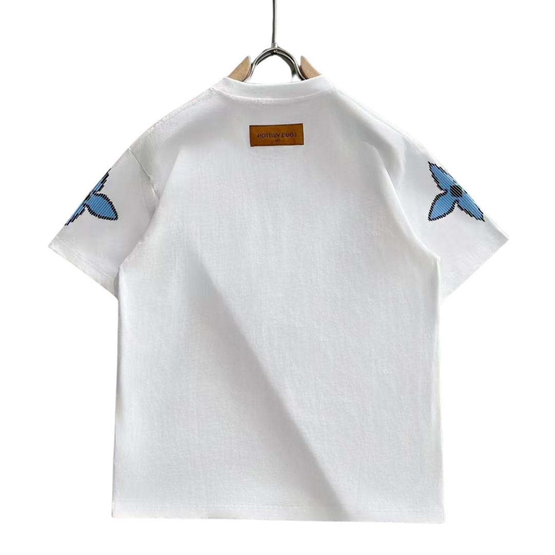 Louis Vuitton T-Shirt logo with embroidered dots