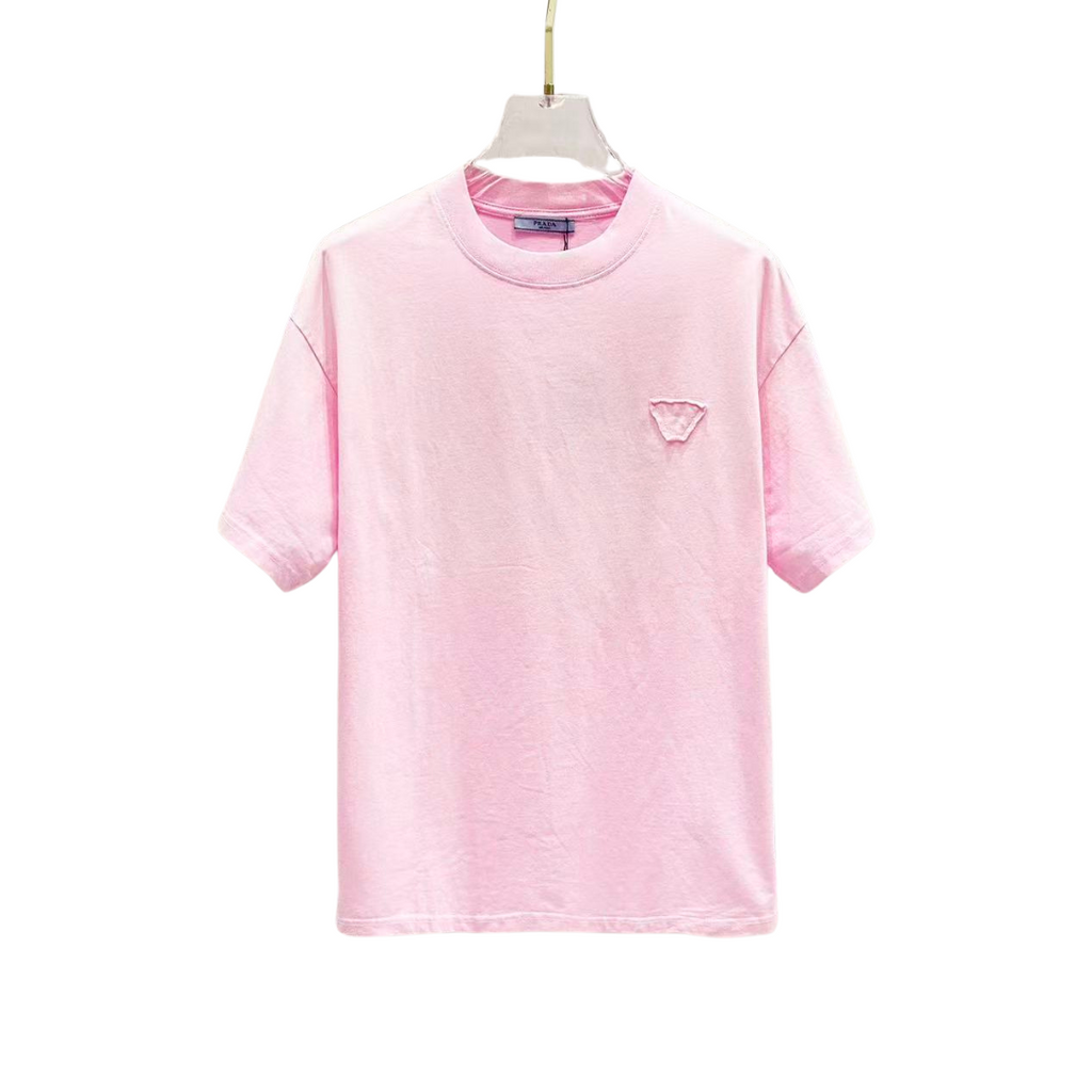 Prada Embroidered empty logo Tee