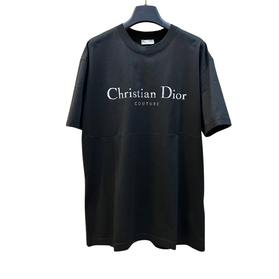 Dior Faded Wording Printed Tee