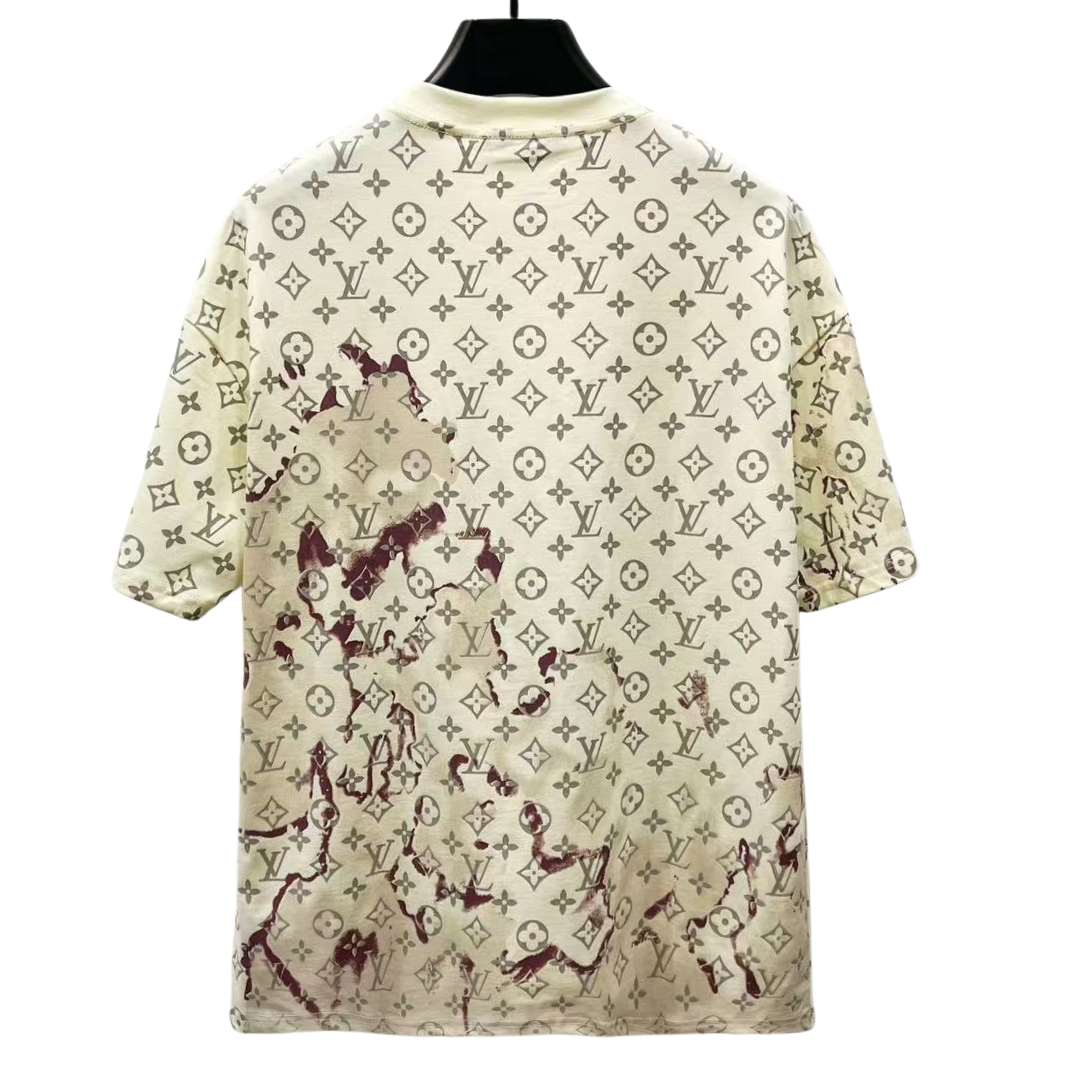 Louis Vuitton T-Shirt full monogram logo with haze