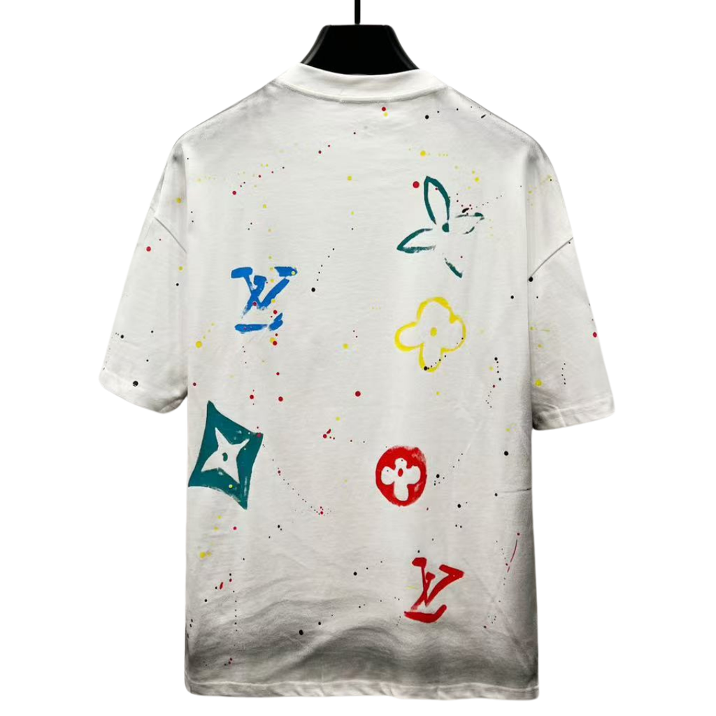 Louis Vuitton T-Shirt with colorful street paint