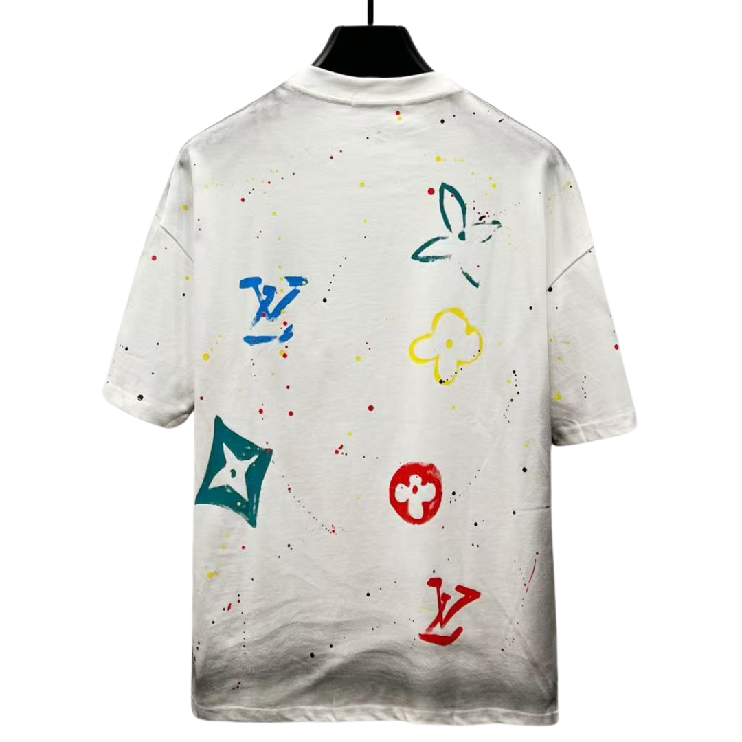 Louis Vuitton T-Shirt with colorful street paint