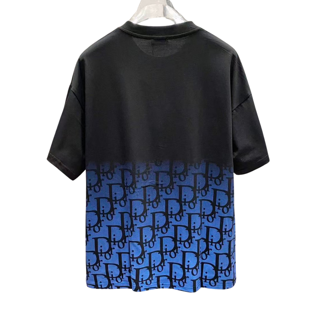 Dior CD Fading Embroidered Logo Tee