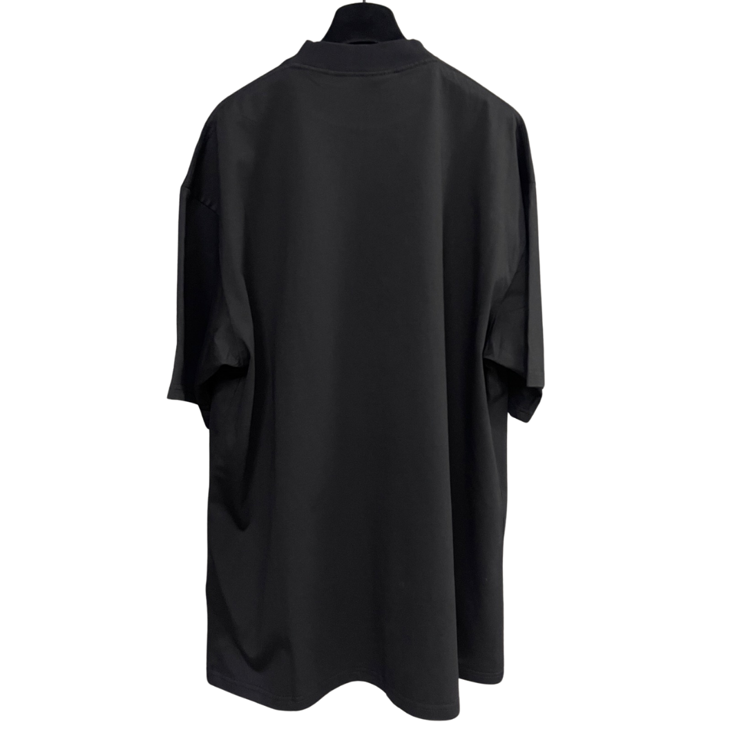 Balenciaga wording embroidered basic Tee