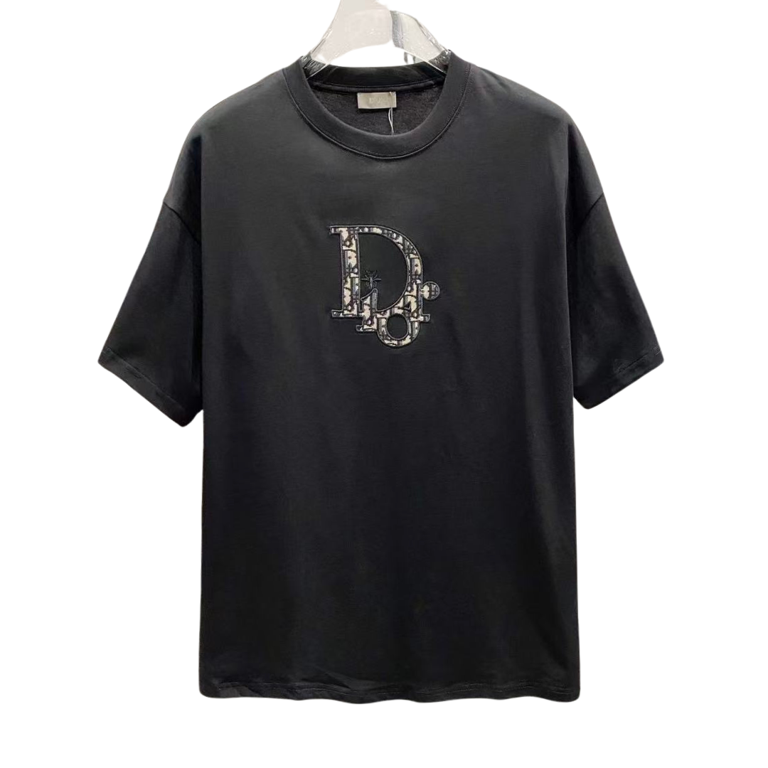 Dior Logo Patched Embroidered Tee