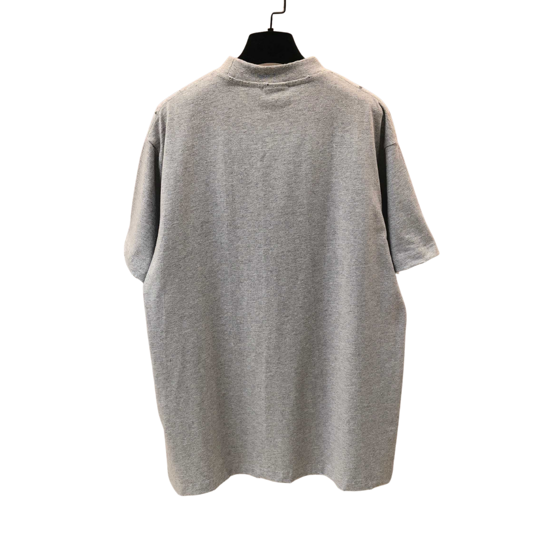 Balenciaga luxury wording embroidered basic Tee