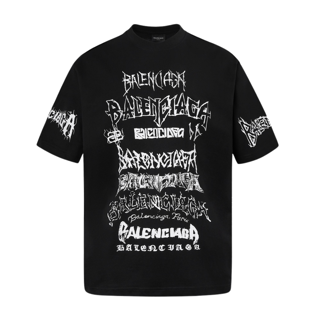 Balenciaga sanskrit alphabet full body print Tee
