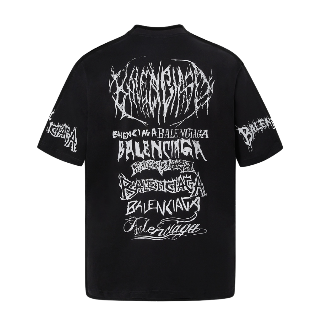 Balenciaga sanskrit alphabet full body print Tee