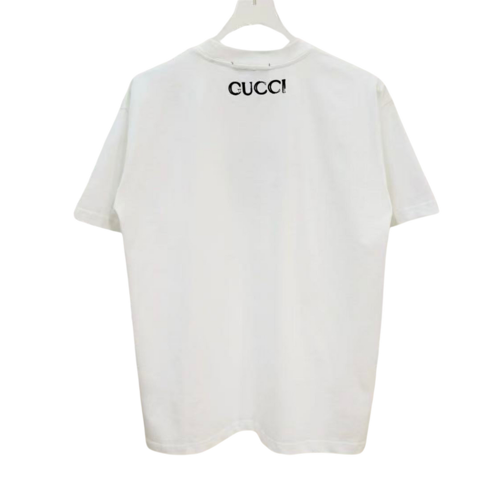 Gucci Embroidered GC Logo Tee