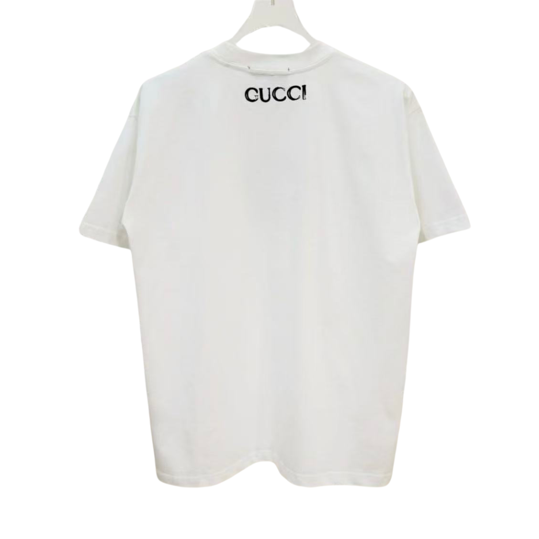 Gucci Embroidered GC Logo Tee