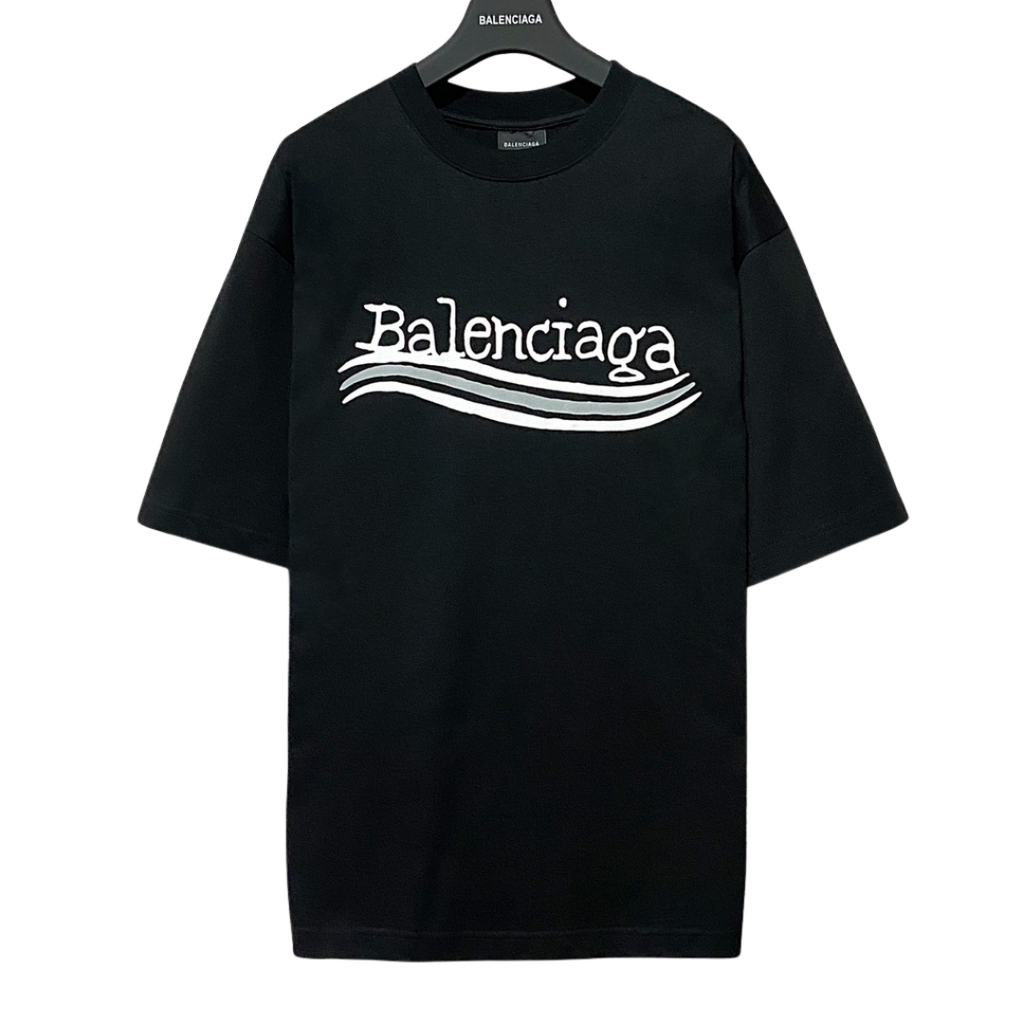 Balenciaga hand draw political camping Tee