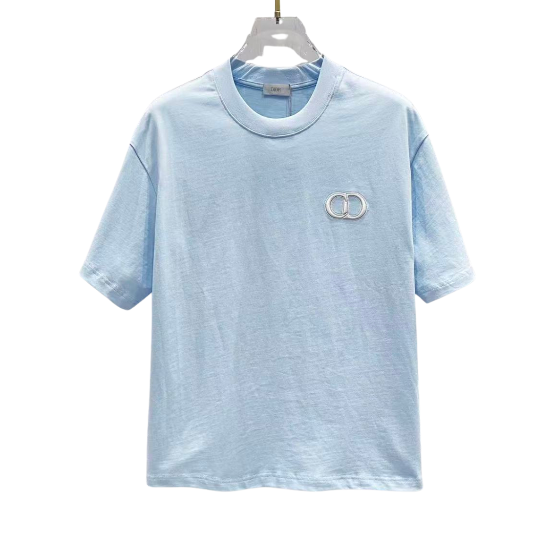 Dior CD Embroidered Logo Tee