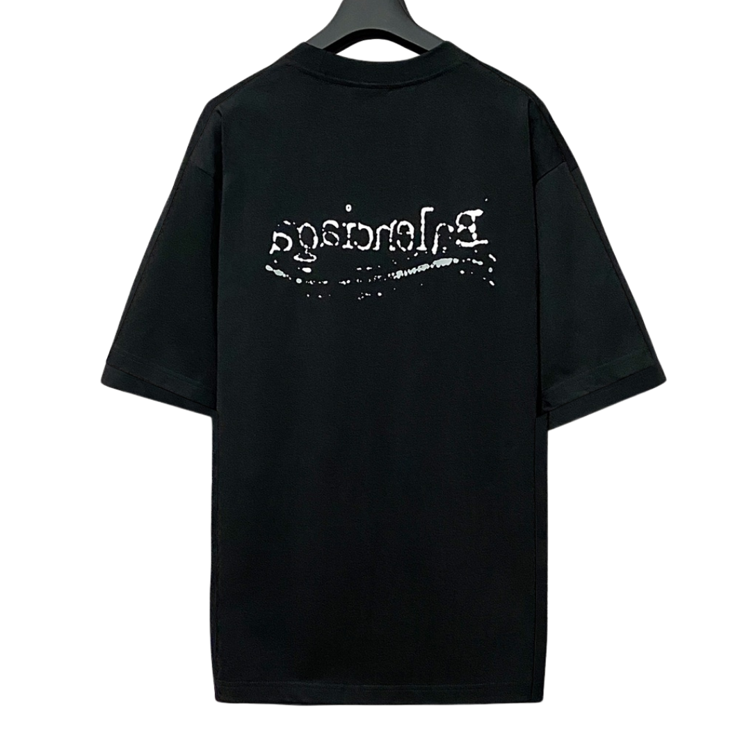 Balenciaga hand draw political camping Tee