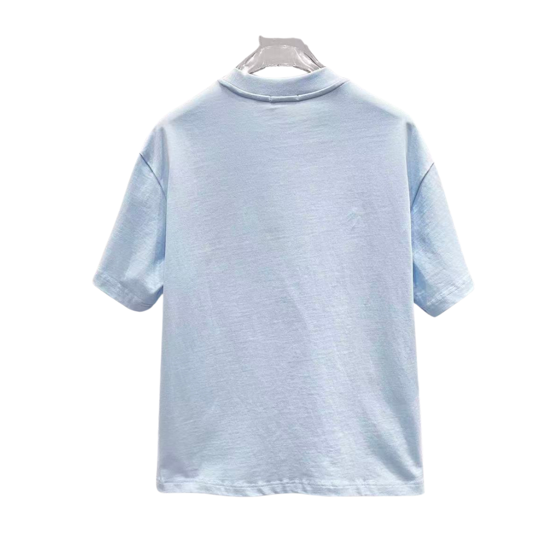 Dior CD Embroidered Logo Tee