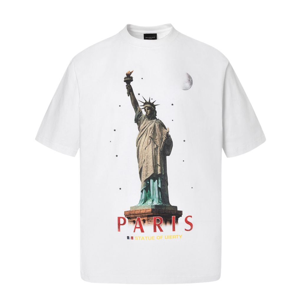 Balenciaga statue of liberty Tee