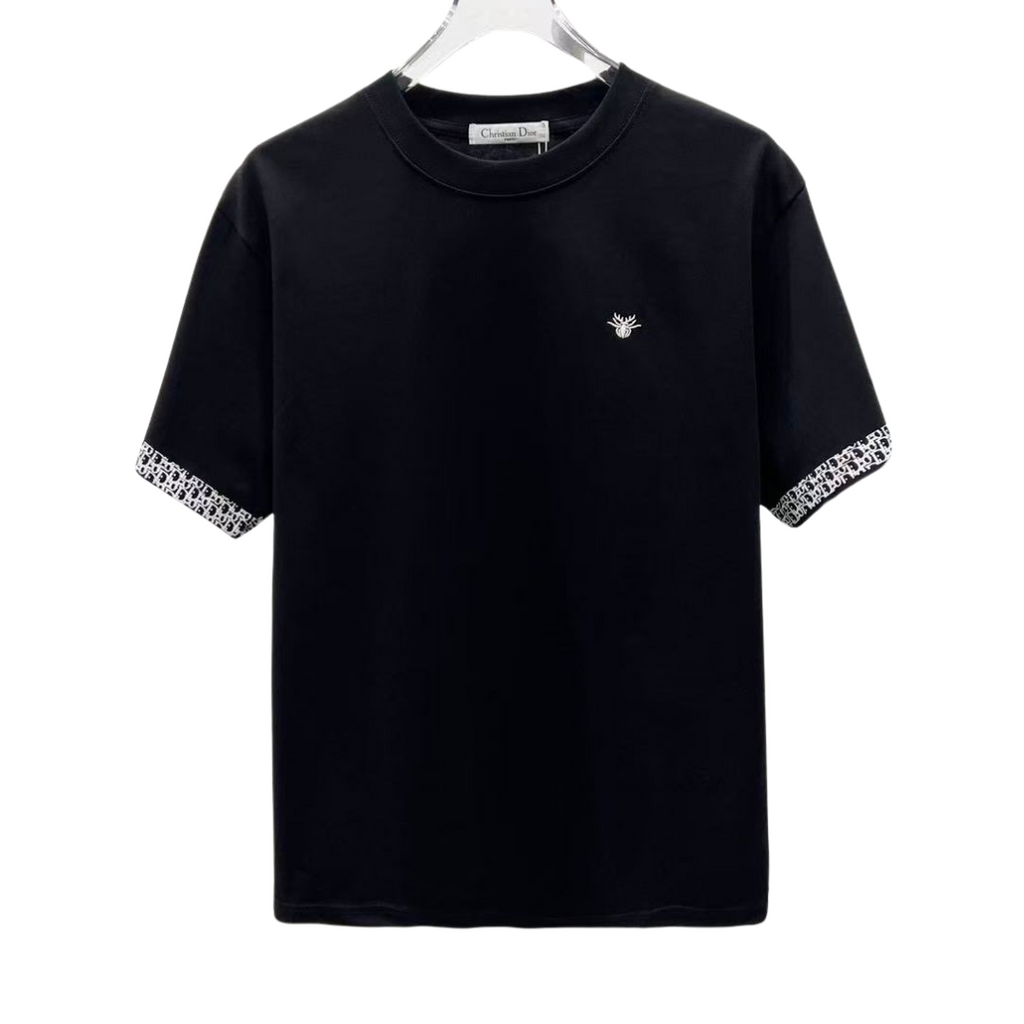 Dior Small Beetle Embroidered Logo Tee