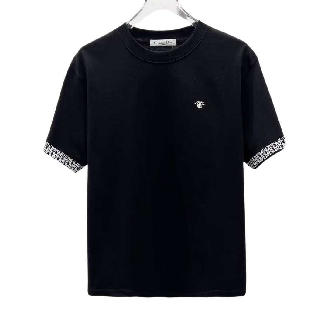 Dior Small Beetle Embroidered Logo Tee