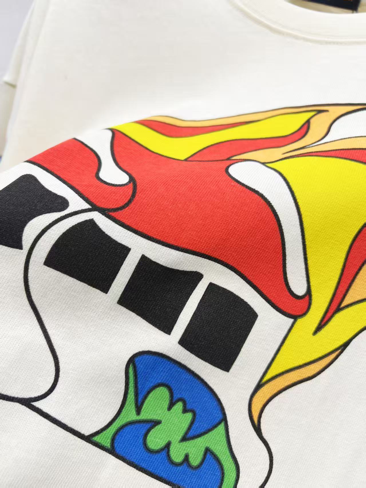 Louis Vuitton T-Shirt cartoon designed logo