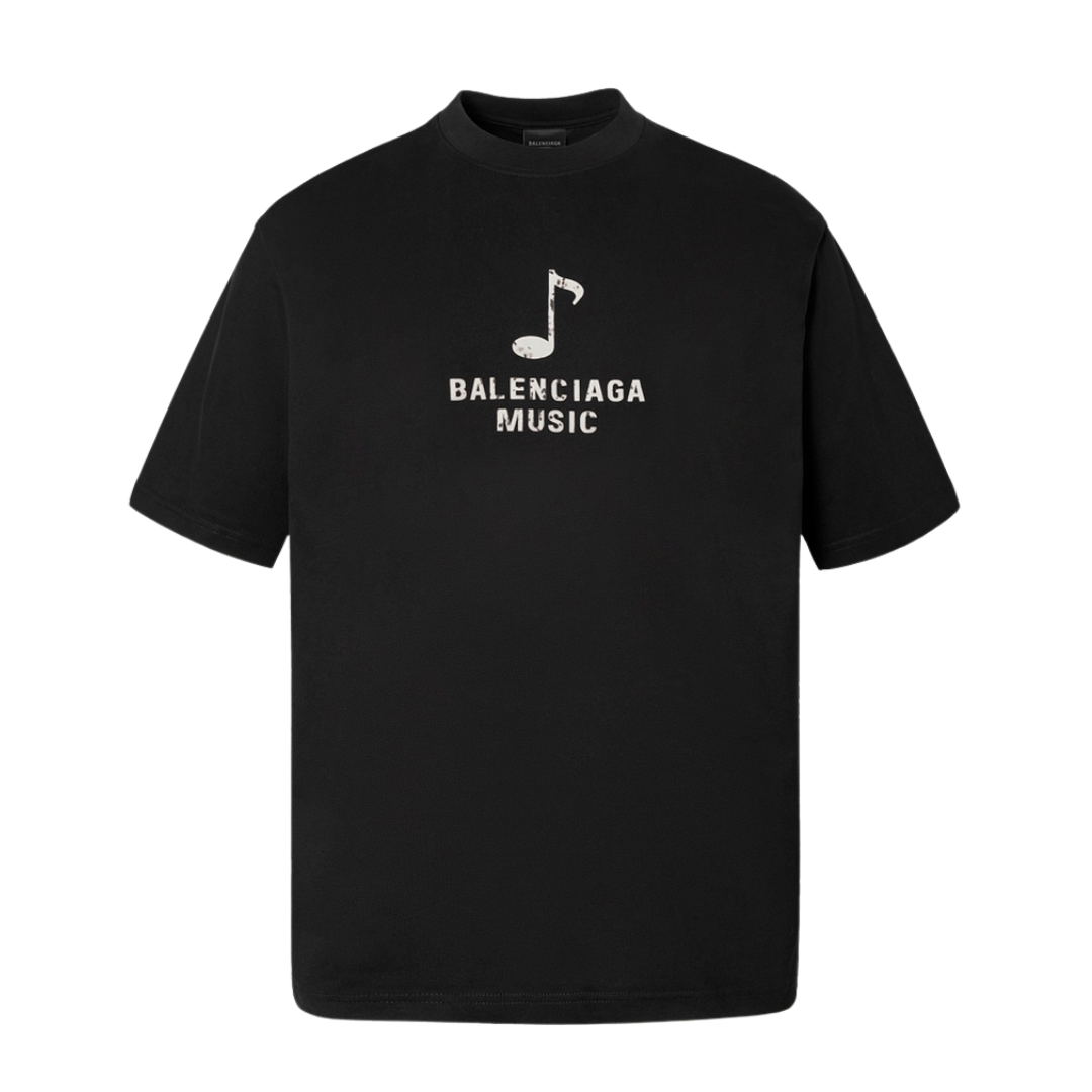Balenciaga musicnot portrait basic Tee