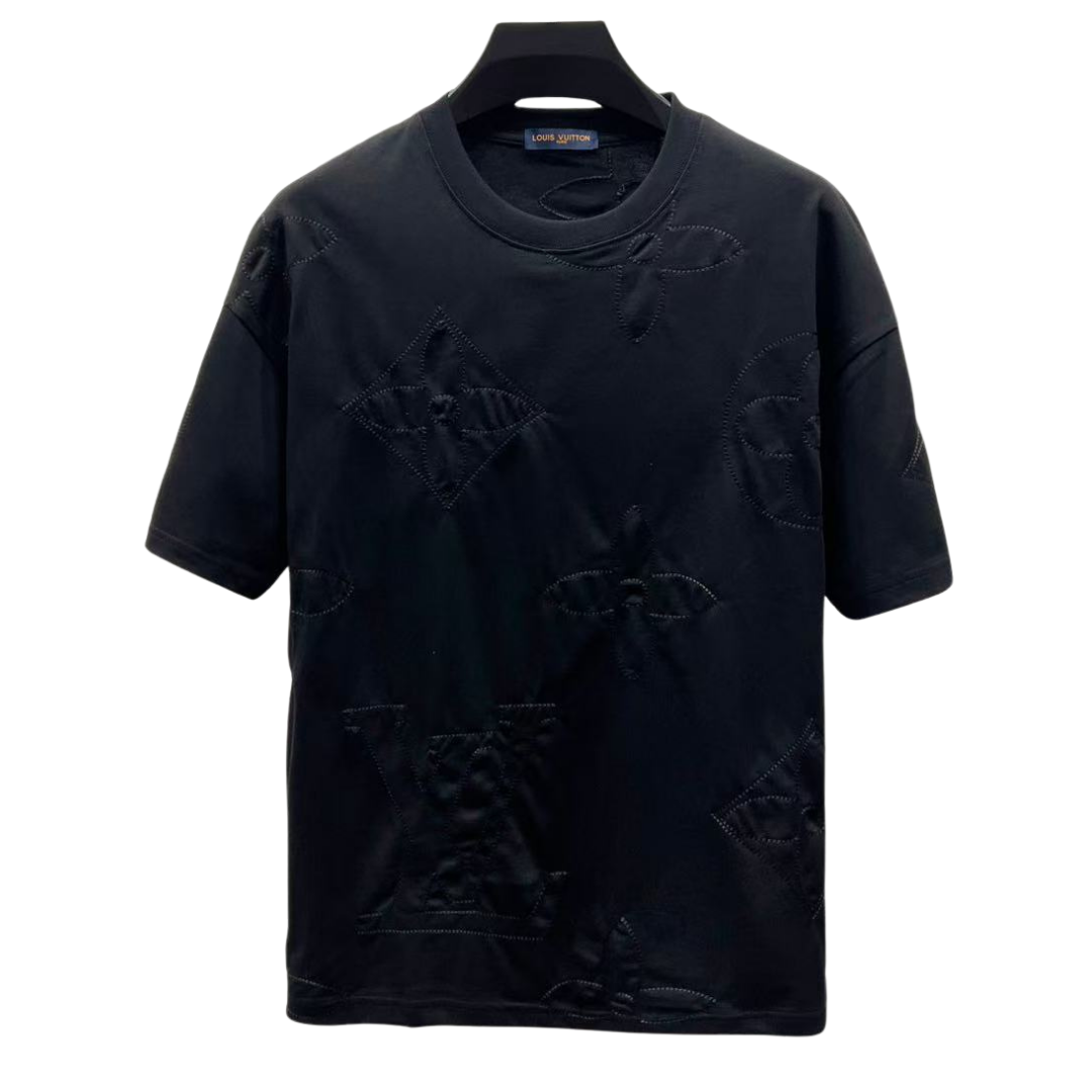 Louis Vuitton T-Shirt full hidden embroidered stitching logo