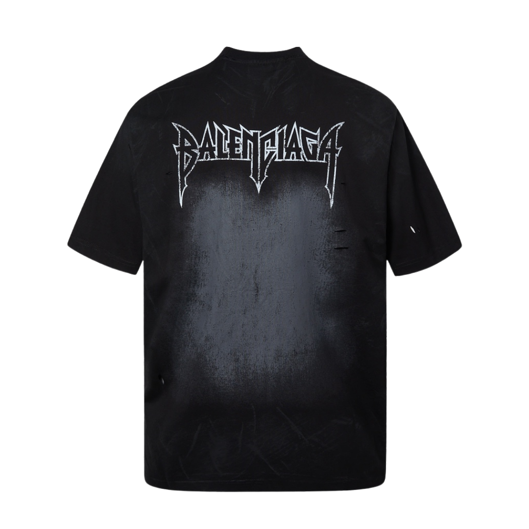 Balenciaga Paris moon double font Tee