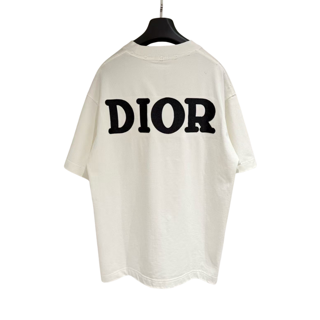 Dior Big Embroidery Logo Tee