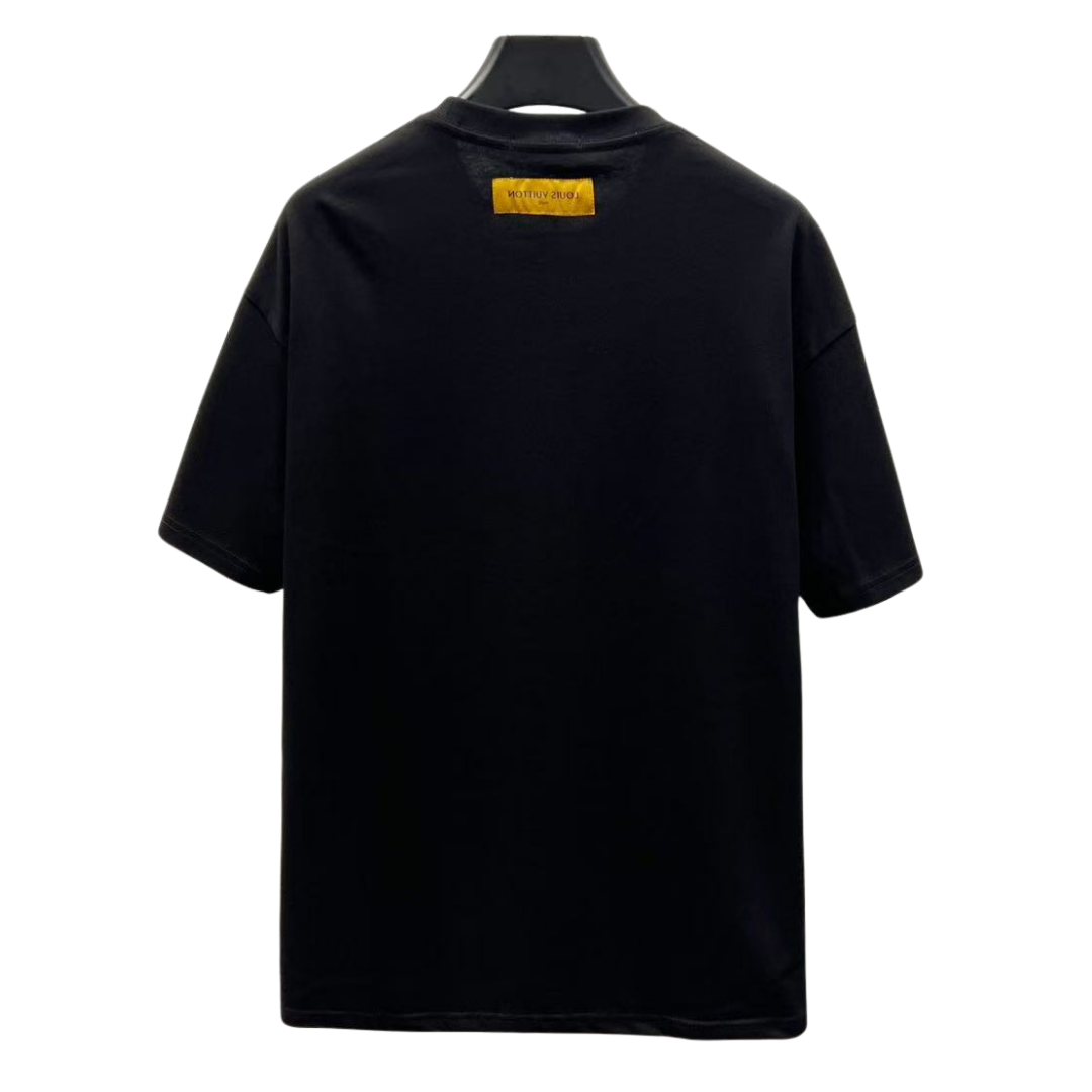 Louis Vuitton T-Shirt space spray paint logo designed