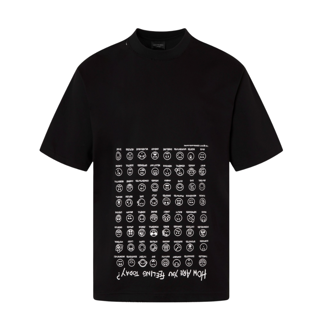 Balenciaga emoji printed Tee