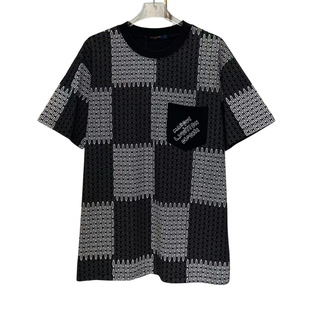 Louis Vuitton T-Shirt square logo designed