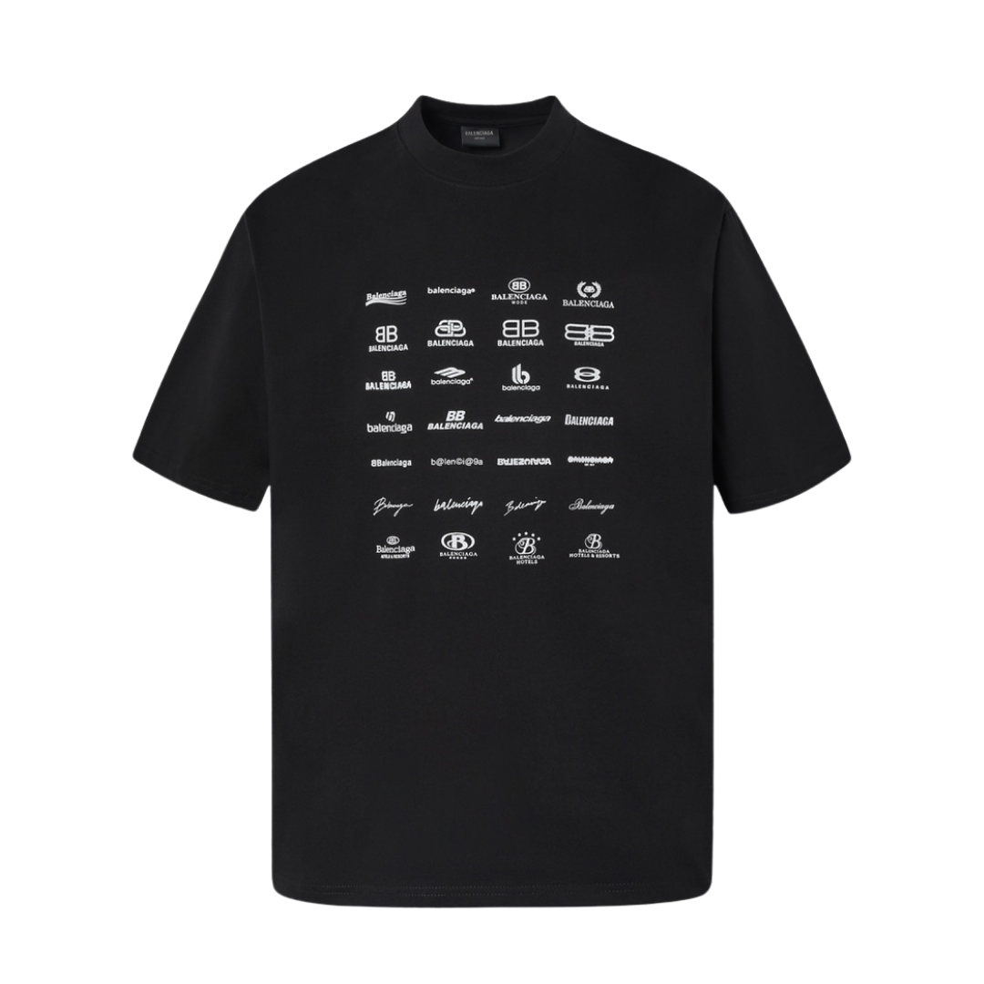 Balenciaga multiple logo Tee