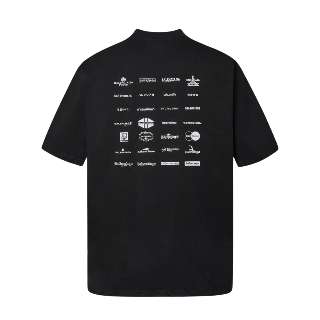 Balenciaga multiple logo Tee