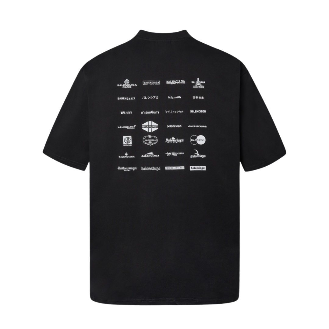 Balenciaga multiple logo Tee
