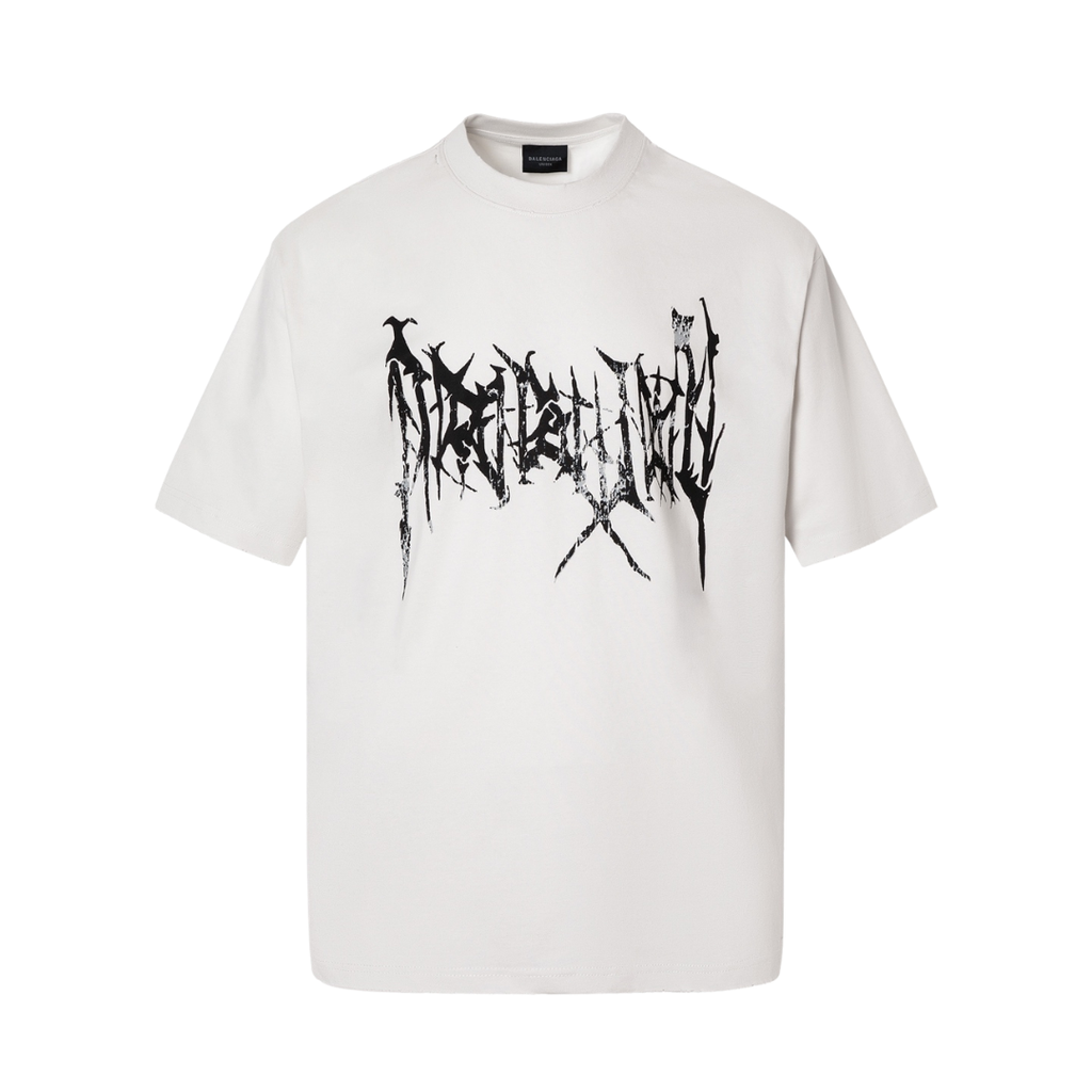 Balenciagia metal outline Tee