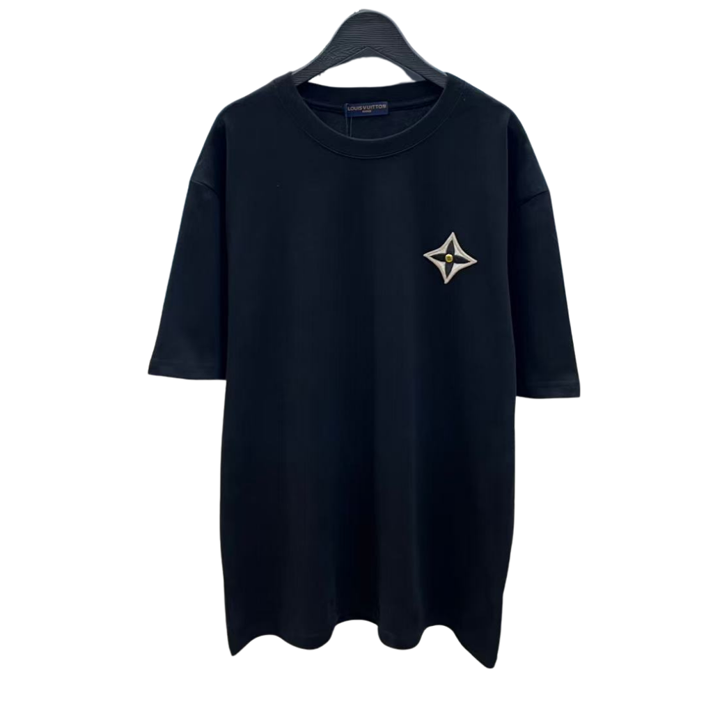Louis Vuitton T-Shirt simple small logo with embroidered